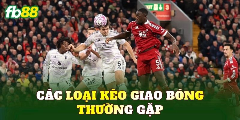 Các loại kèo giao bóng thường gặp