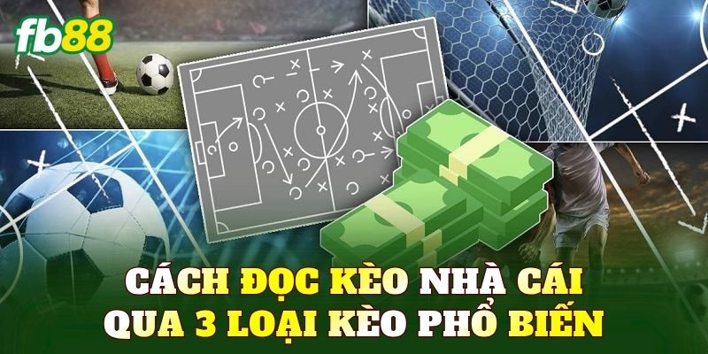 Cách đọc kèo nhà cái qua 3 loại kèo phổ biến